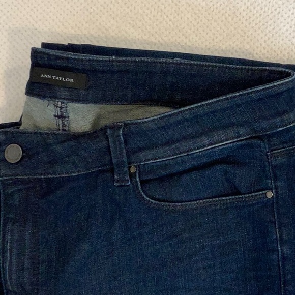 Dark rinse, curvy fit boot cut jeans. - Picture 2 of 3